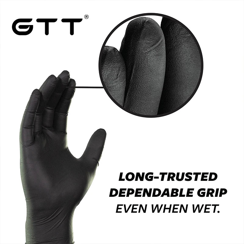 100/200pcs Disposable Nitrile Gloves Suitable For Home Use Latex Free Suitable For Lab Tattoo Kitchen And Food Contact Thick Durable